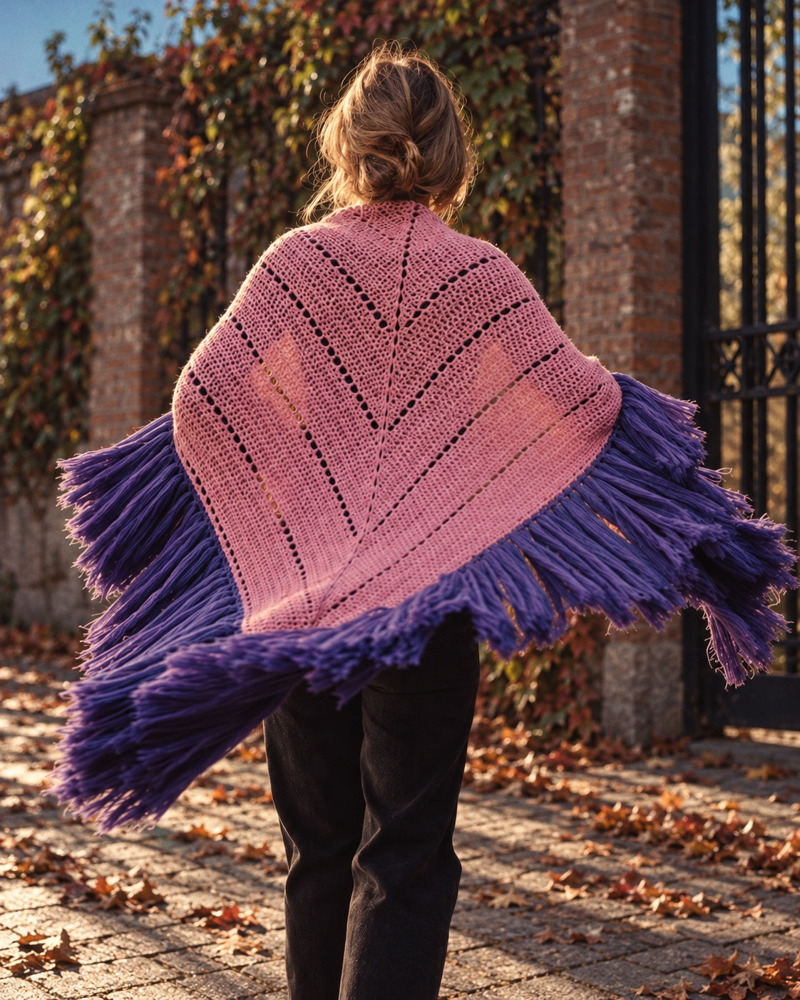 Odette Shawl in movimento